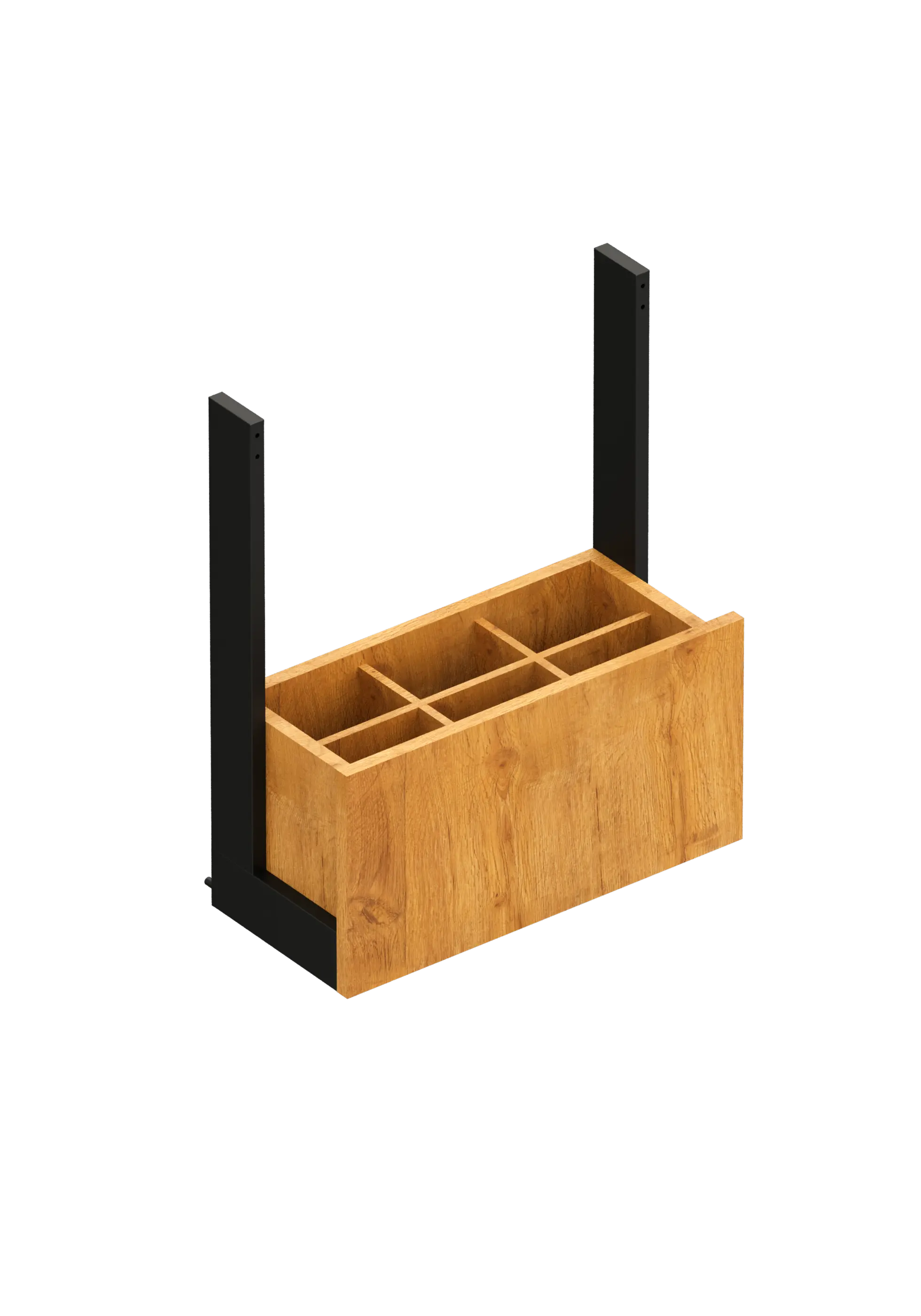 frontal, schwarz-frontal