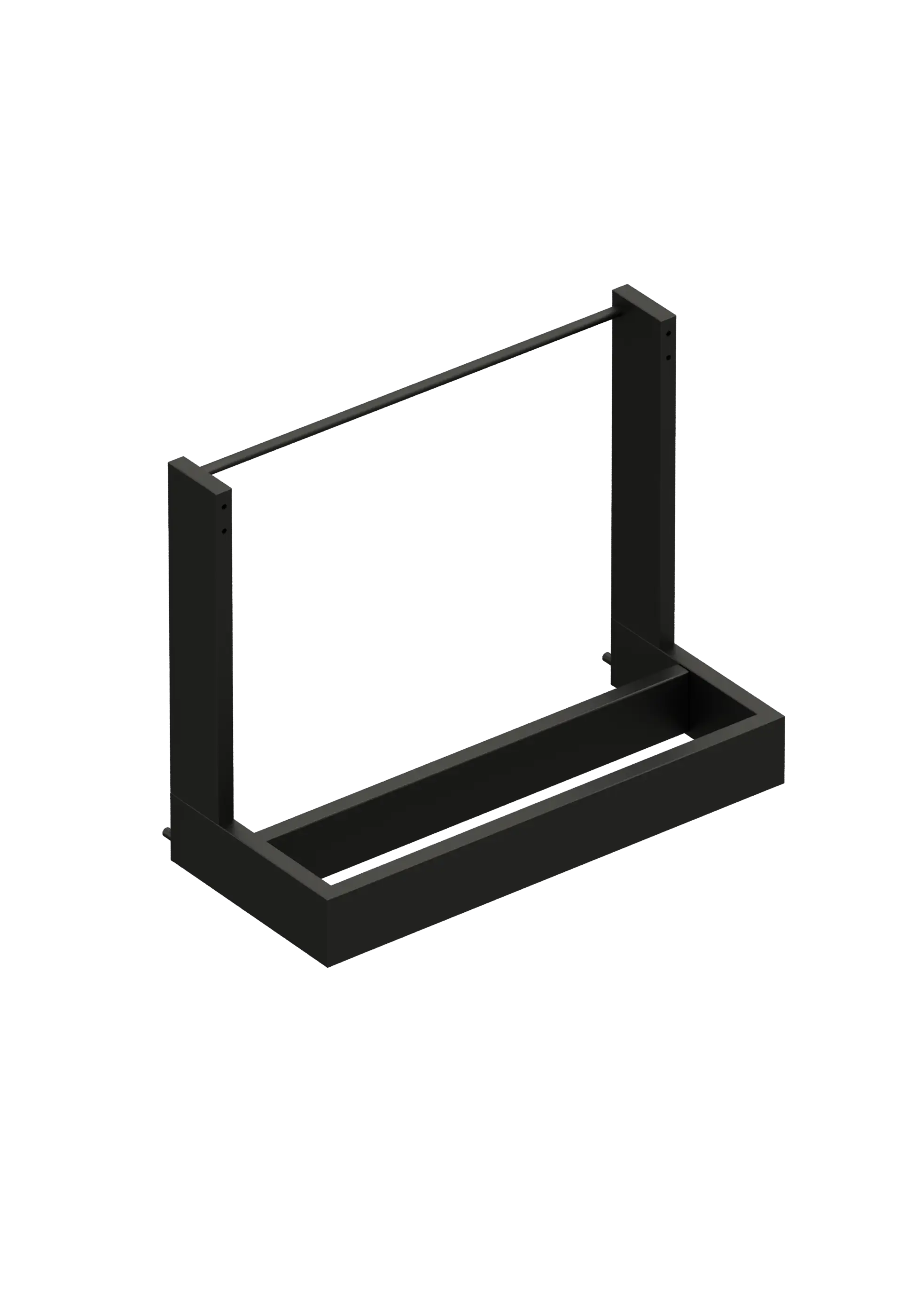 frontal, schwarz-frontal